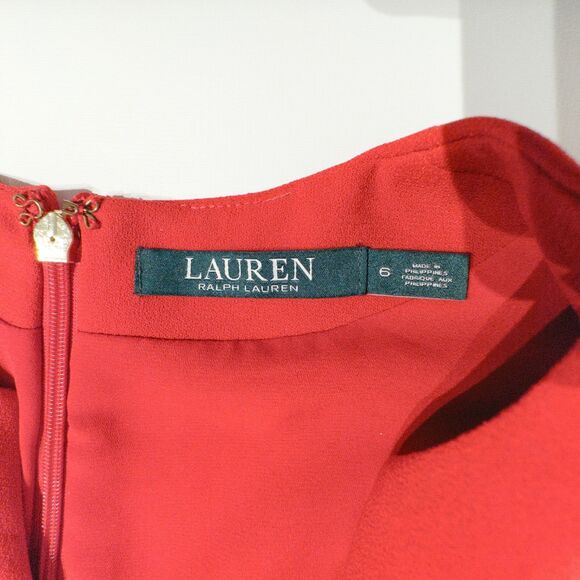 NWT $225 Lauren Ralph Lauren Wide Leg Sleeveless Jumpsuit Romper Women 6 no belt - Picture 9 of 15